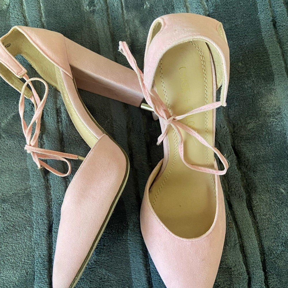 Chase & Chloe pink high heals